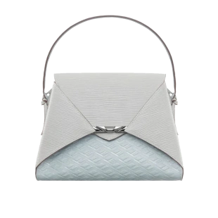 Сумка Vertu Folded V Catena Handbag (Glacier Blue and Nebula White/Белый с голубым)