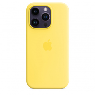 Силиконовый чехол MagSafe для iPhone 14 Pro, цвет Canary Yellow/Канареечно-желтый