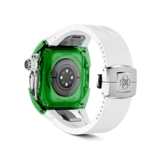 Корпус Golden Concept для Apple Watch, 49 мм, Racing Sport Edition Transparent, Sapphire Green