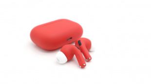AirPods Pro (2019) - беспроводные наушники Apple с зарядным кейсом (Красный, матовый)