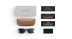 Умные очки Ray-Ban  Wayfarer (2-gen) (Синяя глянцевая оправа, прозрачно-синие фотохромные линзы)