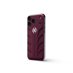 Магнитная накладка Golden Concept Magnetic Shield для iPhone 18 Pro Max, Racing Sport (Burgundy)
