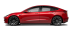 Tesla Model 3 Performance, Red Multi-Coat