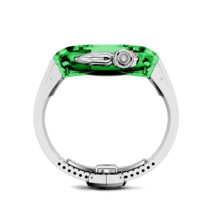 Корпус Golden Concept для Apple Watch, 49 мм, Racing Sport Edition Transparent, Sapphire Green