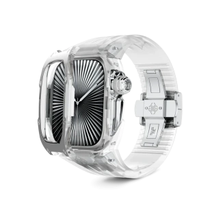 Корпус Golden Concept для Apple Watch, 46 мм, Racing Sport Edition Transparent, Crystal Steel