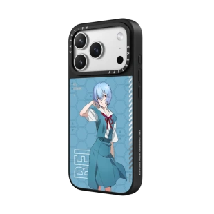 Чехол The Evangelion x CASETiFY Collection для iPhone 17 Pro Max (Rei Ayanami)