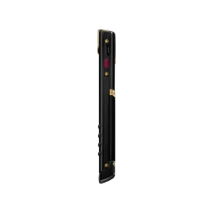 Телефон Vertu Signature+, Black steel, Calf Leather, Gold (Jade Black/Нефритовый черный)