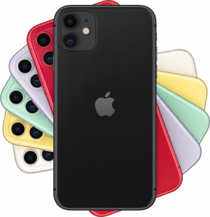 iPhone 11 128Gb (Dual SIM) Black / с двумя SIM-картами