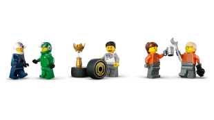 Конструктор Lego City Грузовик F1 с автомобилями RB20 и AMR24 F1 (60445)