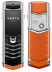 Телефон Vertu Signature V, Stainless steel, Calf Leather (Dawning Orange/Оранжевый рассвет)