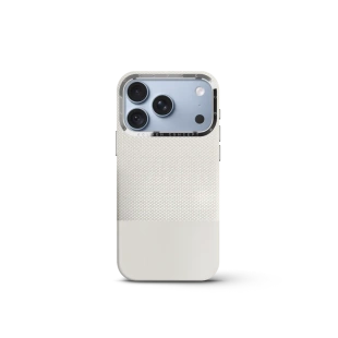 Чехол Golden Concept для iPhone 18 Pro Max, Vegan Leather (White)