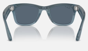 Умные очки Ray-Ban Stories Wayfarer (Синяя матовая оправа, синие линзы)