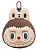 Силиконовый чехол-кошелек POP MART LABUBU Originals, Brown Silicone Earphone Bag