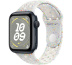 Apple Watch SE // 40мм GPS // Корпус из алюминия цвета «тёмная ночь», спортивный ремешок Nike цвета «Чистая платина» (2024)