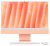 Apple iMac 24" Retina 4,5K // Чип Apple M4 8-Core CPU, 8-Core GPU // 16 ГБ, 256 ГБ, Оранжевый цвет (2024)