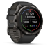Мультиспортивные часы Garmin Fenix 9 Pro (51mm), титановый корпус Carbon Gray DLC, черный силиконовый ремешок (Black/Pebble Gray)