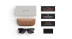 Умные очки Ray-Ban  Skyler (2-gen) (Черная глянцевая оправа, прозрачно-аметистовые фотохромные линзы)