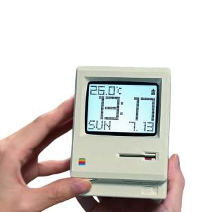 Настольные часы Kokogol Maclock Macintosh 1984 (White)