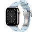 Apple Watch Series 10 Hermès // 42мм GPS+Cellular // Корпус из титана серебристого цвета, ремешок Kilim Single Tour цвета Bleu Acier Apple Watch Series 10 Hermès // 42мм GPS+Cellular // Корпус из титана серебристого цвета, ремешок Kilim Single Tour цвета Bleu Acier