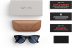 Умные очки Ray-Ban Stories Skyler (Черная глянцевая оправа, прозрачные фотохромные линзы)
