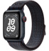 Apple Watch SE // 44мм GPS+Cellular // Корпус из алюминия цвета «тёмная ночь», спортивный браслет Nike цвета «Черный/синий» (2024)