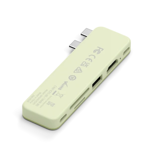 Многопортовый адаптер Satechi USB-C Snap Hub (Citrus)