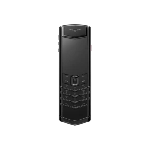 Телефон Vertu Signature+, Black steel, Alligator Skin (Basalt Black/Базальтовый черный)