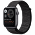 Apple Watch SE // 44мм GPS // Корпус из алюминия цвета «серый космос», спортивный браслет Nike чёрного цвета (2020)
