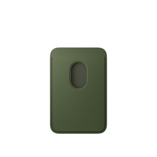 Чехол-бумажник FineWoven с MagSafe для iPhone, цвет Moss/Мох