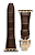 Ремешок Golden Concept для Apple Watch, Leather (Brown/Gold)