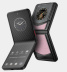 Телефон Vertu IRONFLIP Alligator Leather (Sakura pink/Розовая сакура)