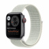 Apple Watch SE // 40мм GPS + Cellular // Корпус из алюминия цвета «серый космос», спортивный браслет Nike цвета «Еловая дымка» (2020)