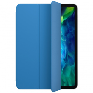 Обложка Smart Folio для iPad Pro 11 дюймов (2‑го поколения), цвет «синяя волна»