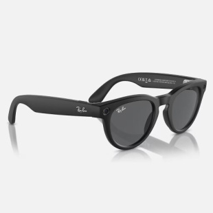 Умные очки Ray-Ban Stories Headliner (Черная матовая оправа, черные линзы)