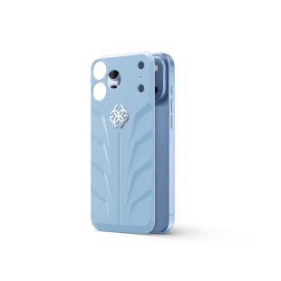 Магнитная накладка Golden Concept Magnetic Shield для iPhone 18 Pro, Racing Sport (Monaco Blue)