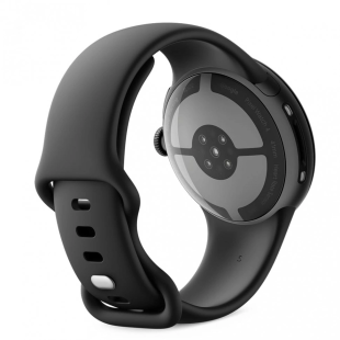 Google Pixel Watch 4 Wi-Fi+Cellular, черный корпус 45 mm, спортивный ремешок черного цвета (Obsidian)