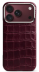 Чехол Golden Concept для iPhone 18 Pro Max, Alligator Edition (Burgundy)