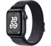 Apple Watch SE // 40мм GPS+Cellular // Корпус из алюминия цвета «тёмная ночь», спортивный браслет Nike цвета «Черный/синий» (2024)