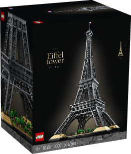 Конструктор Lego Icons Eiffel tower / Эйфелева башня (10307)