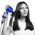 Фен Dyson Supersonic HD07 с кейсом (Blush/Blue) (Светло-розовый/Синий)