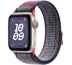 Apple Watch SE // 40мм GPS+Cellular // Корпус из алюминия цвета «сияющая звезда», спортивный браслет Nike цвета «Синий/красный» (2024)