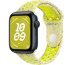 Apple Watch SE // 40мм GPS // Корпус из алюминия цвета «тёмная ночь», спортивный ремешок Nike цвета «Электрическая вспышка» (2024)