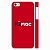 Чехол iQmac Red для iPhone 5/5s