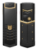 Телефон Vertu Signature+, Black steel, Calf Leather, Gold (Jade Black/Нефритовый черный)