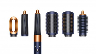 Стайлер Dyson Airwrap Complete HS01 для разных типов длинных волос, с набором аксессуаров (Prussian Blue/Bright Copper) (Берлинская лазурь/медный)