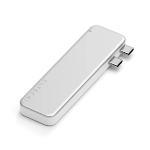 Многопортовый адаптер Satechi USB-C Snap Hub (Silver)