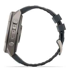 Мультиспортивные часы Garmin Fenix 9 Pro (51mm), титановый корпус, серый силиконовый ремешок (Graphite/Black)