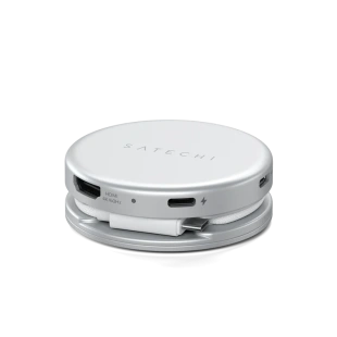 Многопортовый адаптер Satechi OntheGo 5-в-1 (Silver)