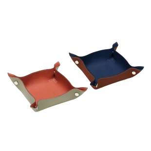 Лоток для хранения Vertu Serving Tray, Calf Leather (Sage Green and Raddish Brown/Коричневый и зеленый)
