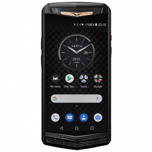 Vertu Aster P Gothic Titanium Gold Black Lizard E9